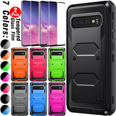 For Samsung Galaxy S10/S10+/S10e/S10 5G Shockproof Case Cover Screen  Protector