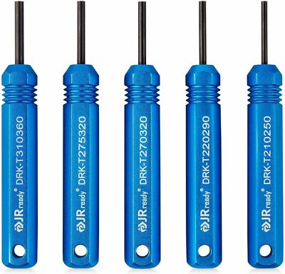 Pin and Socket Extractor Tool Kit - 5 Sizes for JST/AMP and Molex Connectors