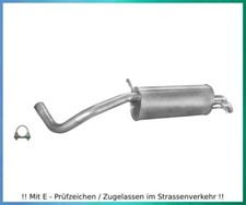 Endschalldämpfer für Skoda Fabia I Kombi 6Y5 1.4 1.9 TDI SDI Auspuff Schelle