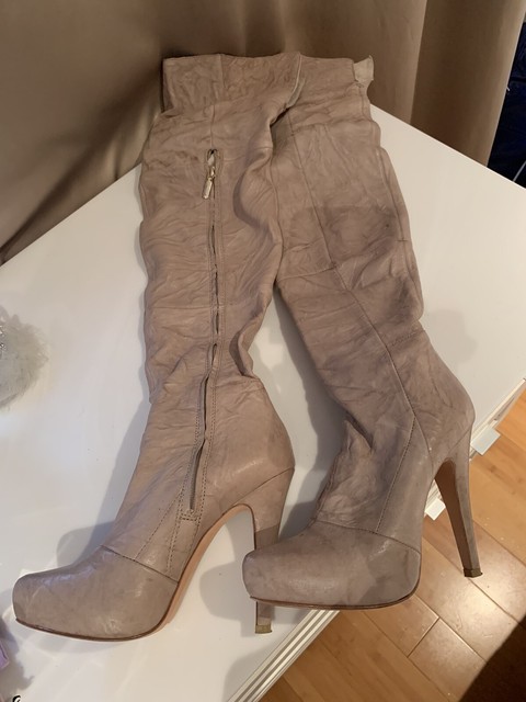 report knee high boots