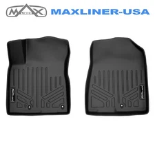 SMARTLINER Custom Fit Floor Mats 1st Row Liner Set OEM TPE 2017-2021 Kia Niro