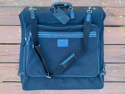 Sac à vêtements de voyage Coach Transatlantic en cuir noir G1R