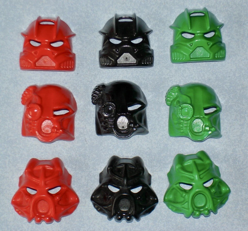 Complete Set of 36 TOA NUVA MASKS - Lego Bionicle 2002 Kanohi Collection - Image 3 of 4