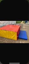 Large Ball pool pit, cover, landing mat and balls