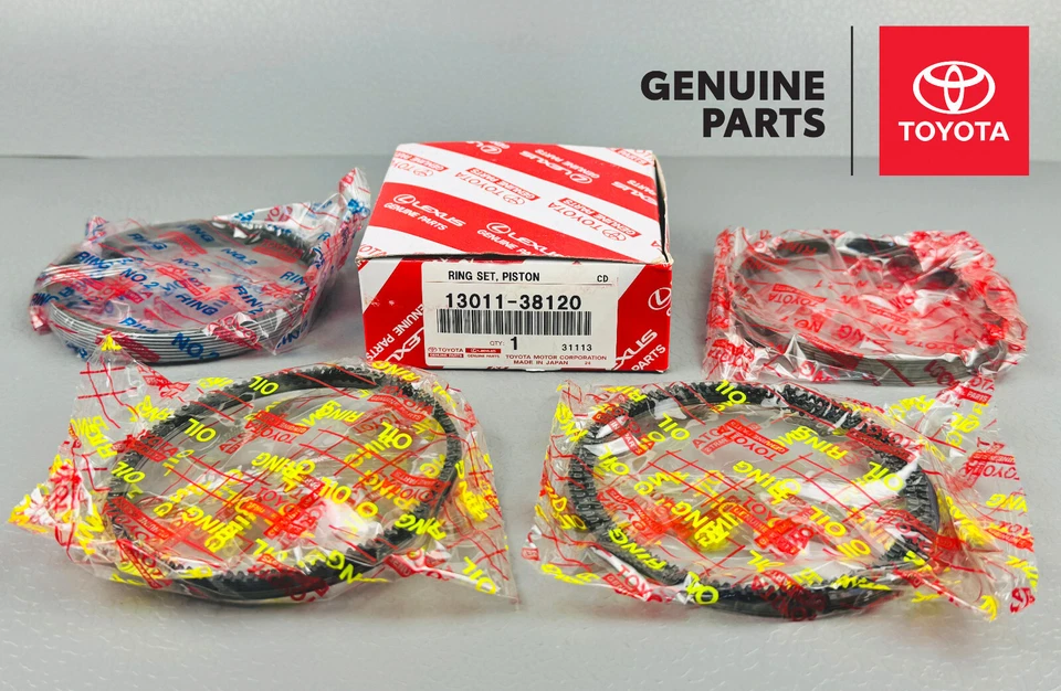 Genuine Toyota Land Cruiser Lexus LX570 Piston Ring Set New Oem 13011-38120 - Изображение 2 из 4