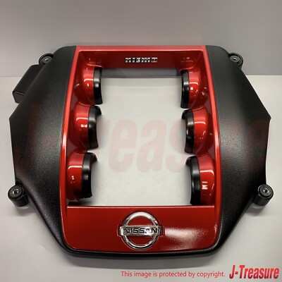 NISSAN SKYLINE GT-R エンジンカバー レッド NISSAN NISMO GT-R R35 Genuine VR38DETT Red Ornament Assembly