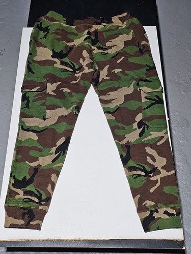 Polo Ralph Lauren Voyager Camo Green Cargo Sweatpants Joggers Men’s Large $248 - Picture 10 of 11