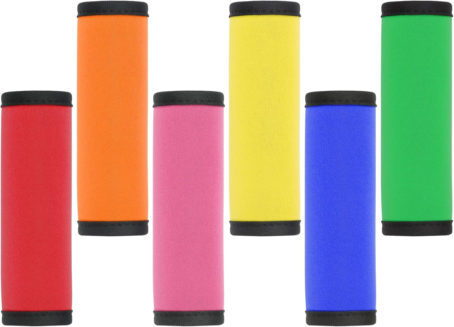 6 Packs Luggage Wraps for Suitcase Luggage Handle Covers Identifier Suitcase Bri