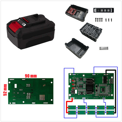 For Einhell Power X-Change 18V Li-ion Battery Housing Protection Circuit Board