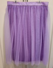 Purple tutu table skirt perfect for rectangle or round tables. 2-6' Peices