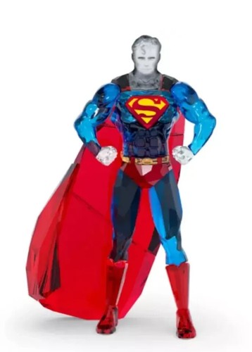 NIB Swarovski Crystal DC Superhero Collection Superman Figurine 5556951