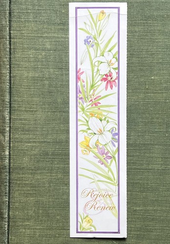 BOOKMARK Rejoice Renew Floral Paper 7