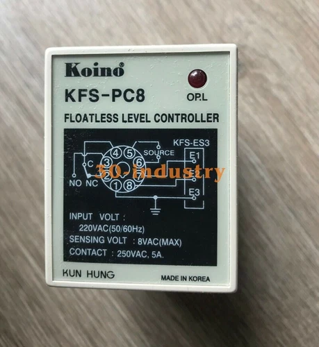 1PCS KH-TDR-R8 KFS-ES3 KFS-PC8 Water Level Controller Relay Socket