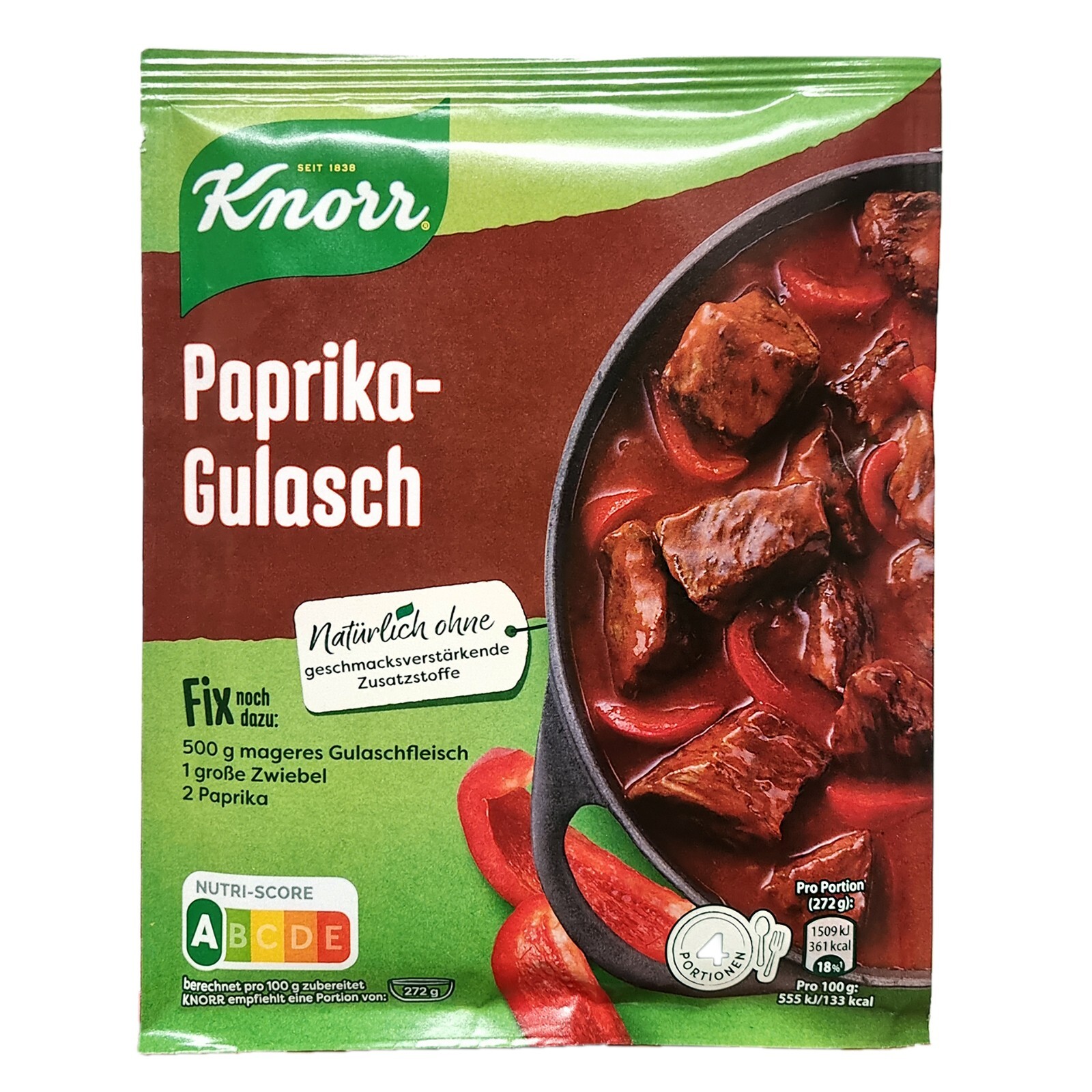 8x Knorr Fix 🍴 PaprikaGulasch sweet pepper pork goulash spice mix