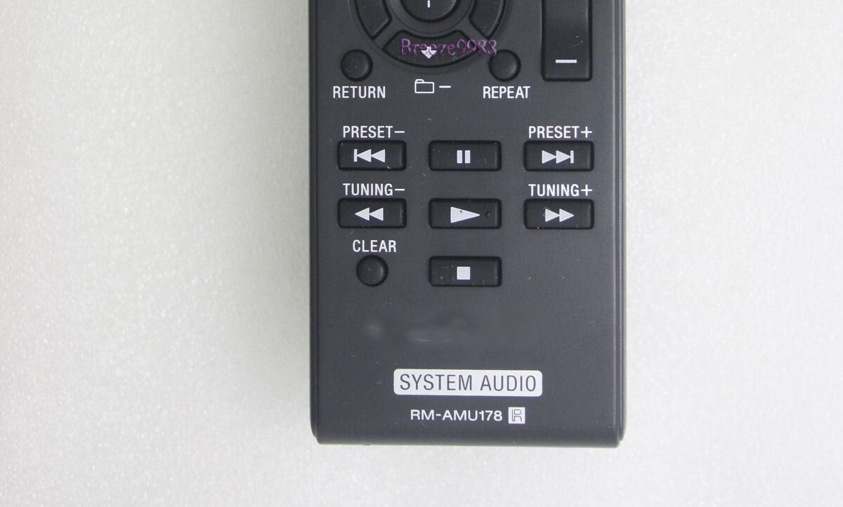 RMAMU178 Remote For Sony CMTS20 CMTS20B CMTS30IP CMTS30 Audio