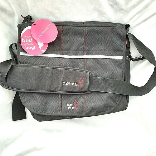 BabaBing! Bolso de Paternidad Day Tripper Negro - Nuevo con Etiquetas