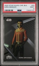 Ezra Bridger - 2022 Star Wars Chrome Black PSA 9