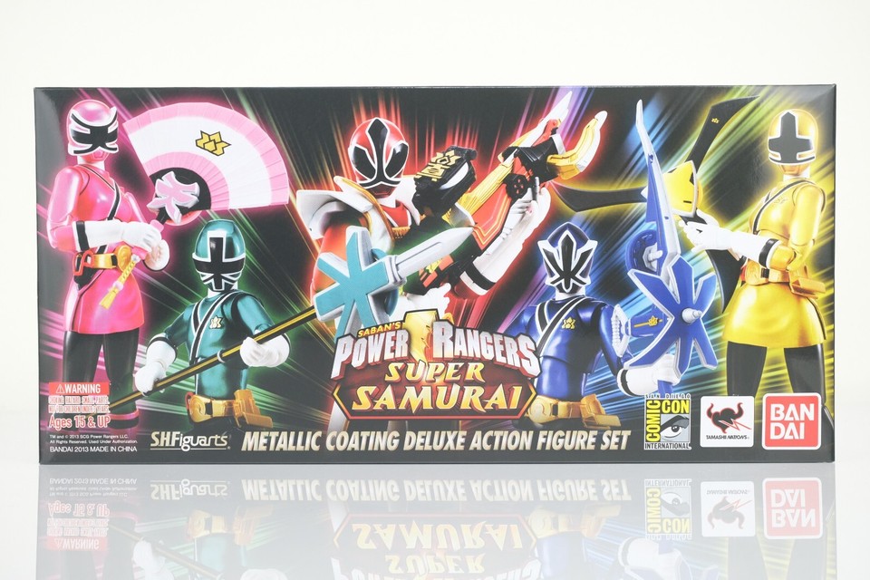 Sealed SH Figuarts Power Rangers Super Samurai Metallic Set SDCC 2013 ...