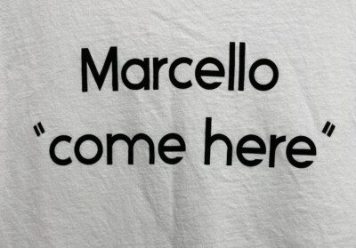 EATALY white embellished Marcello  come here  t-shirt top women s S