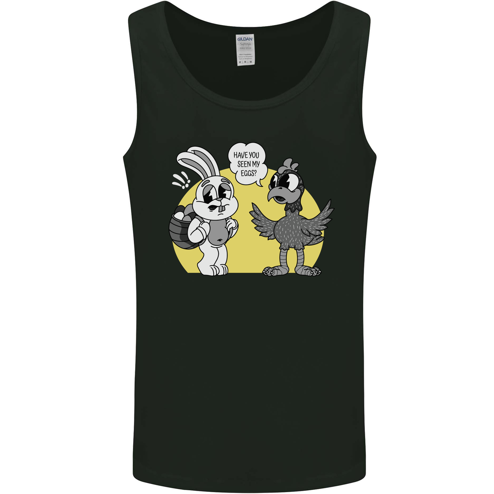 Have You Seen My Eggs Funny Easter Bunny Mens Vest Tank Top