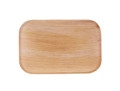 FOOGO Green Disposable Palm Serving Trays Wooden Plate Starter Dessert Picnic - Picture 4 of 12