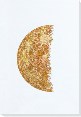 Bead Embroidery Kit ''Cadence-2 white'' Stitching Handmade Beadwork