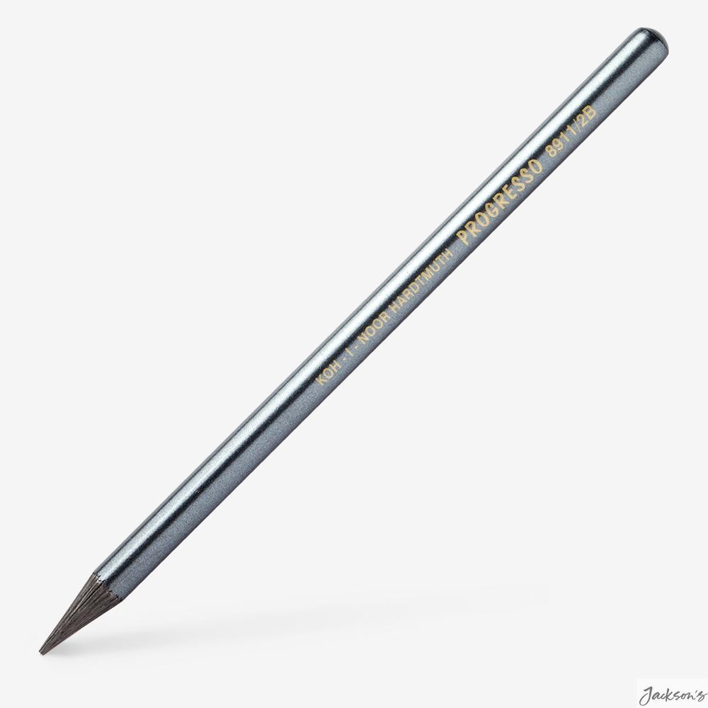 Koh-I-Noor Progresso Woodless Graphite Pencil Lacquered 2B 153mm Drawing