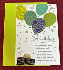 Happy Birthday Greeting Card Envelope