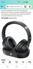 DYTOLE Wireless Headphones for TV with Multi-function Transmitter Charging Base