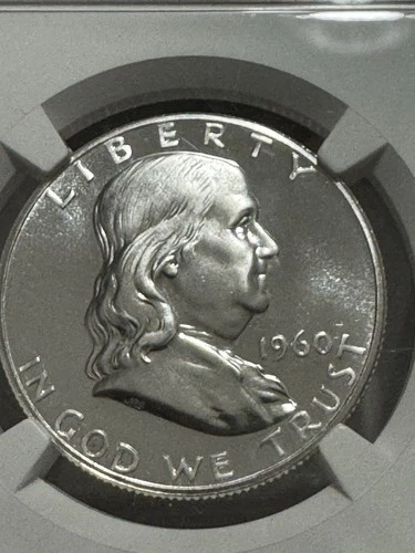1960 Proof Franklin Half Dollar, NGC PF68, Free shipping