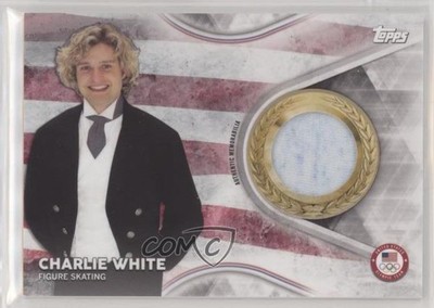 2018 US Olympic & Paralympic Team and Hopefuls USA Memorabilia Charlie White e6p