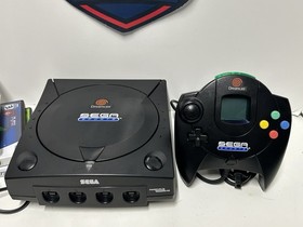 Sega Dreamcast System Black Sports Console -  HDMI Adapter- 8 Games - VMU Memory