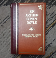 Sir Arthur Conan Doyle Celebrated Cases of Sherlock Holmes Amaranth Leather 1984