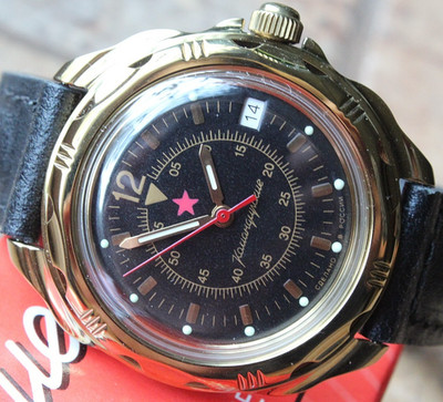 Vostok Komandirsky Mechanical Manual Winding Wrist Watch 219399