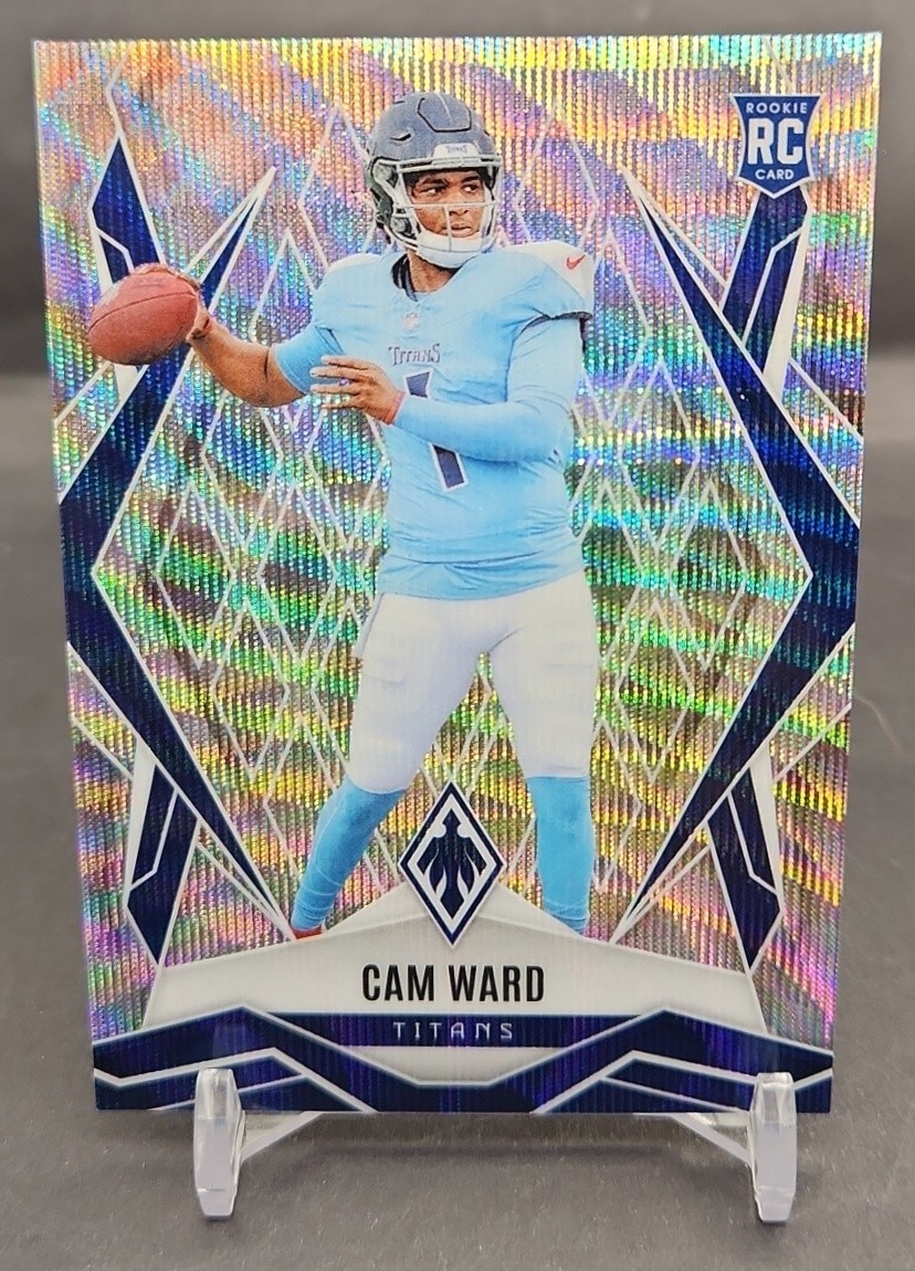 2025 Panini Phoenix Cam Ward #194 Wave 16/199 RC Titans