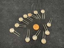 Vintage Lot of 12 Double Prong Hair or Hat Pins