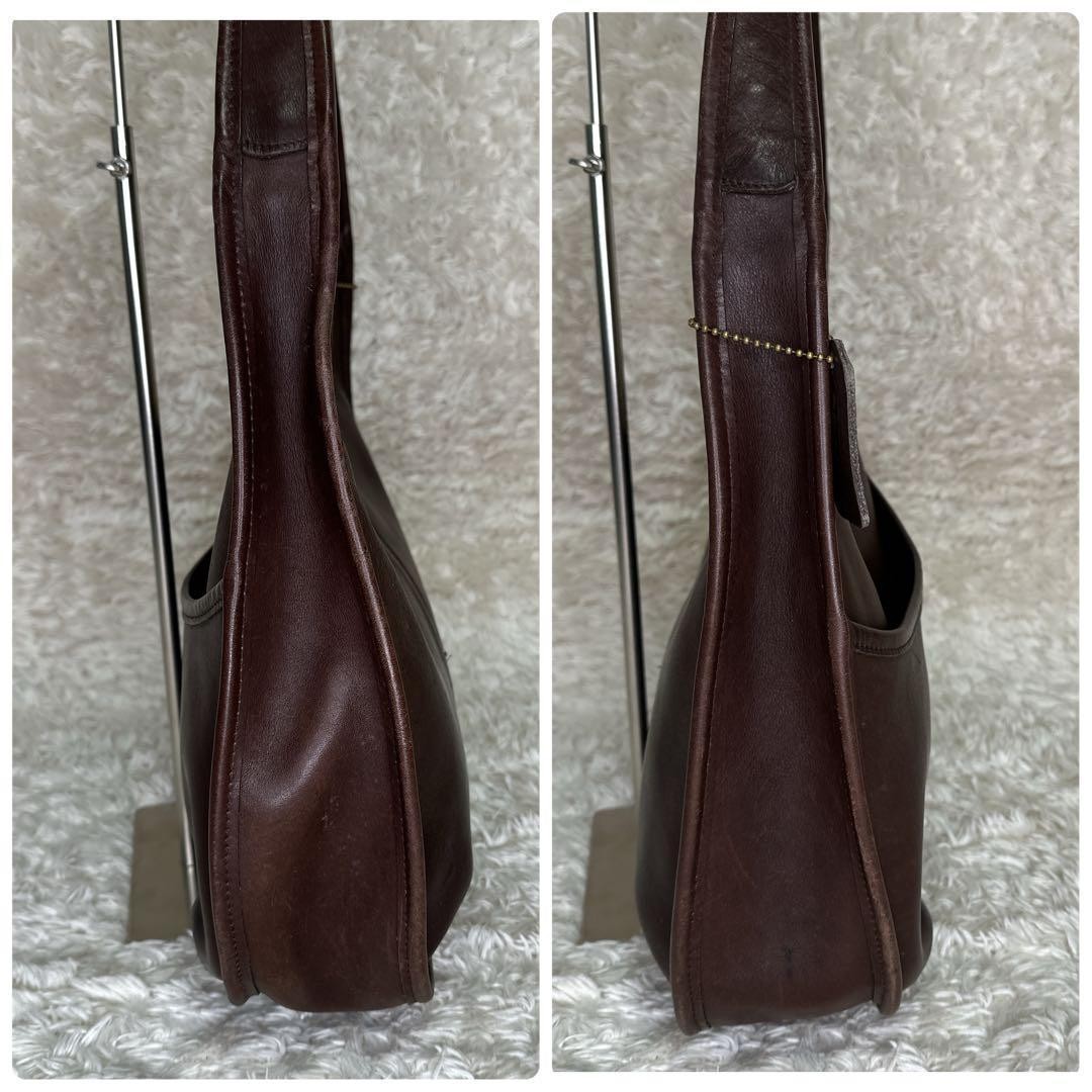 Vintage Coach Ergo 9033 One Shoulder Bag Brown Leather USA Made