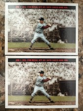 2004 Topps Heritage Stan Musial Flashback St. Louis #F6   2 Actual Cards Shown