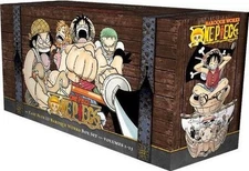 One Piece Box Set: East Blue and Baroque, Volumes 1-23  (Free Booklet  & Poster)