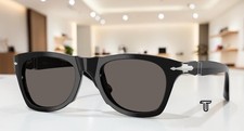 PERSOL PO8001S 95 B1 Black Dark Grey 51 mm Unisex Sunglasses