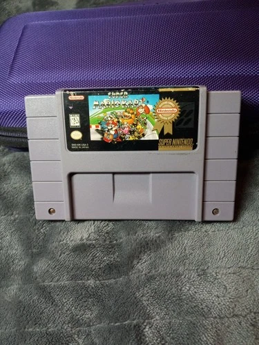 Super Mario Kart (Super Nintendo Entertainment System) SNES Cartridge ONLY 1991