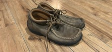 Twisted X Youth Size 4.5 Chukka Driving Moc Bomber Distressed Brown Shoe YDM0001
