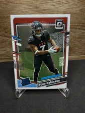 2023 Donruss Optic #206 Bijan Robinson Rated Rookie RC - Atlanta Falcons 