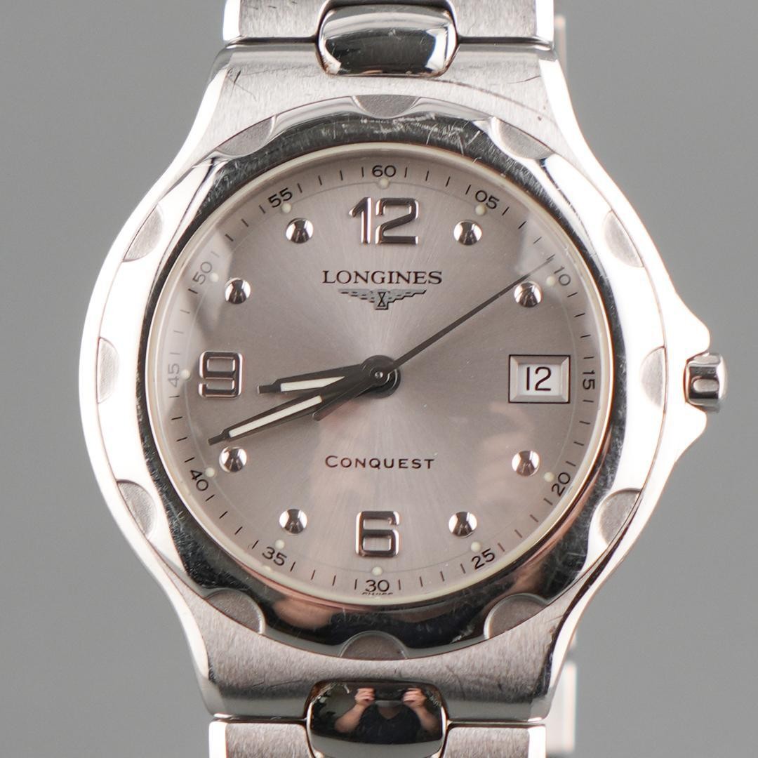 Operation Longines Conquest Date Watch Battery Qu… - image 2