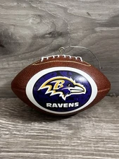 Baltimore Ravens NFL Topperscot Football Christmas Tree Ornament