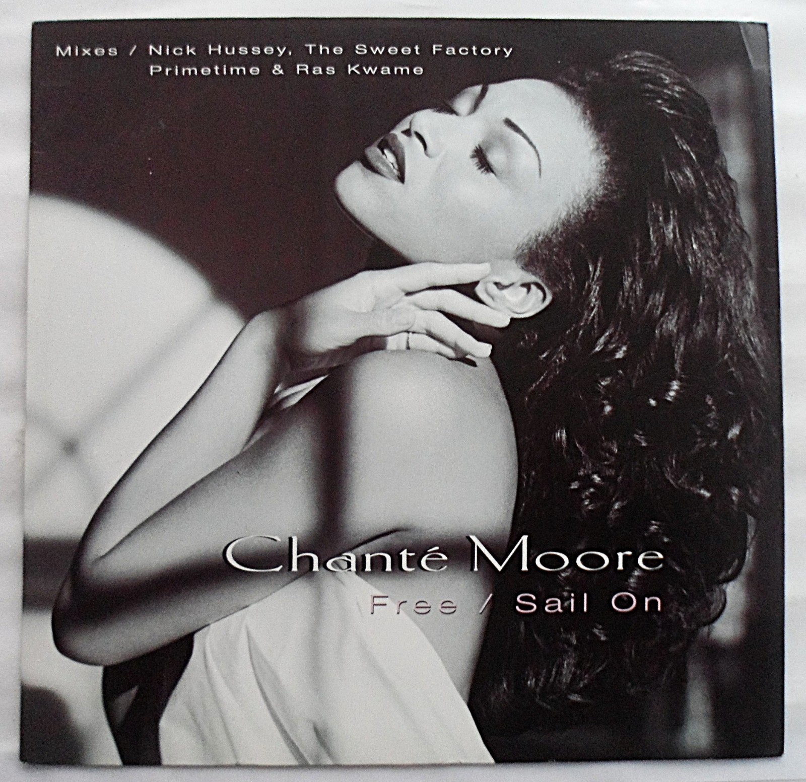 CHANTE MOORE - FREE / SAIL ON 12"" VINYL 1994 MCA MCST2042 *VG/G+*