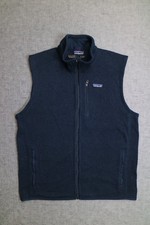 Patagonia Better Sweater Vest Navy Men’s Size L Full Zip Fleece