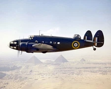 RAF LOCKHEED HUDSON VI OVER CAIRO EGYPT PYRAMIDS PHOTOGRAPH PHOTO PRINT