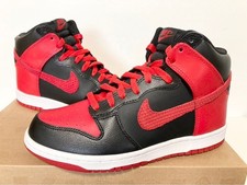 Nike Dunk High Black Sport Red for Sale | Authenticity Guaranteed