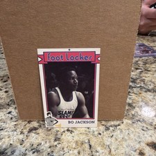 Foot Locker Slam Fest Bo Jackson Kansas City Royals Raiders Mlb Nfl 1988 Base